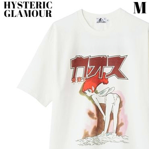 M 新品【HYSTERIC GLAMOUR 未来人カオス Tシャツ 02211CT42300 DIRTY WHITE ヒステリックグラマー Tシャツ 手塚治虫】