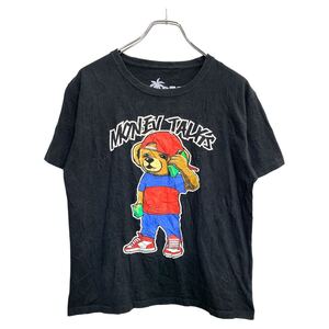 VIBES 半袖 プリント Tシャツ XLサイズ レディース ブラック コットン メキシコ製 古着卸 アメリカ仕入 t2409-4220