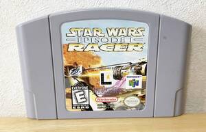 Nintendo64　star wars episode 1 racer　北米版　海外版　起動確認済み