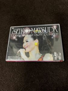 日本国内　正規品　当時物　松田聖子　Seiko Matsuda COUNT DOWN LIVE PARTY 2008-2009 DVD 神田沙也加　SAYAKA 出演　希少　レア　廃番