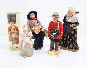 人形 5体まとめ Teepee Handicrafts Ltd./Almar Dolls/SANTONS GASQUET 他 カナディアン人形/サントン人形/ロイヤルガード 『ZB35新』