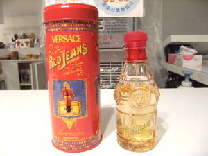 ビンテージ品★ブランド品★イタリア製品★香水 フレグランス VERSACE ヴェルサーチ レッドジーンズ オードトワレ 75ml★ディスコ 水商売