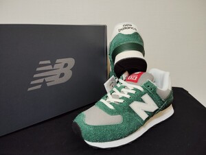 新品未使用品23.5cmニューバランス（newbalance）レディーススニーカーU574GNHグリーン緑ML574好きにも