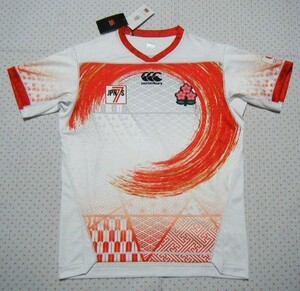 カンタベリー　CANTERBURY　JAPAN SEVENS REPLICA HOME JERSEY　日本代表　ラグビー用レプリカジャージ　白系　サイズ 3Ｌ　定価 10,780円