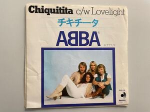 ABBA「チキチータ」「ラブライト」EP盤 中古品