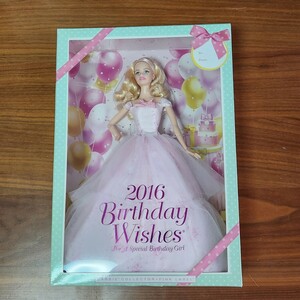 美品 バービー人形 2016 Birthday Wishes For A Special Birthday Girl BARBIE COLLECTOR PINK LABEL MATTEL. COM