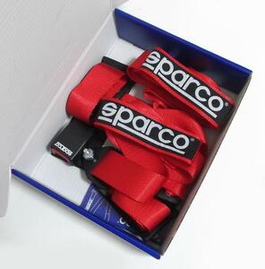 スパルコ SPARCO 4点式 ハーネス （シートベルト） H-4 CLUB レッド （ボルト固定タイプ）04604BV1RS ベーシックモデル