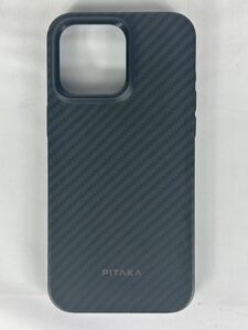 PITAKA iPhoneケース　MagEZ Case pro4 for iPhone15 Pro Max 1500D Black /Grey　MagSafe対応　箱無し