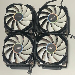 【中古】CRYORIG C7 4個セット LGA115x/1200用 / バックプレート方式 トップフロー型 CPUクーラー