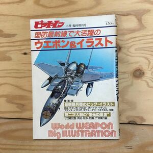 Y7FD1-210204レア［ピットイン 昭和55年6月臨時増刊号 国防最前線で大活躍のウエポン&イラスト 芸文社］F-15 イーグル