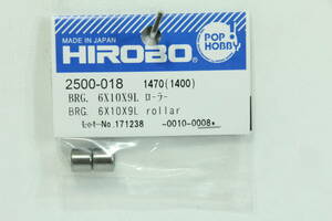 『送料無料』【HIROBO】2500-018 Brg. 6×10×9L ローラーベアリング 在庫３