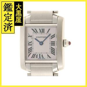 Cartier　カルティエ　タンクフランセーズＳＭ　ピンクシェル　 ステンレス【430】2120000277054