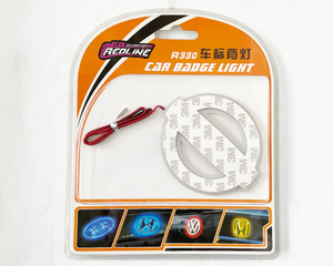 日産 エンブレム ライト 青/ブルー Car Badge Light（カーバッジライト）送料無料 カーパーツ 部品 外装 補修　NISSAN カーパーツ 車部品