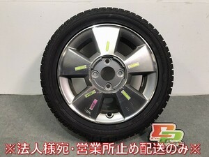 フィット ヴィッツ キューブ マーチ デミオ 等 社外 ホイールタイヤ 1本のみ 14ｘ4.5J/ET48/4穴 4H/PCD100/ハブ径55mm (118231)