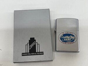 【T26357】ZIPPO ライター / ヴィンテージ Vintage / スチール A LOYAL CUSTOMER / 火花× / 塗装劣化・割れ・剥がれ