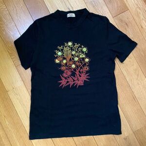 ビビアンタム VIVIENNE TAM /Tシャツ カットソー /サイズ1 / 鳥 梅 花 笹 / スパンコール