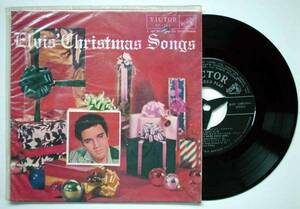 【EP】プレスリーのクリスマスソング(EP1334日本ビクター1958年ビニールジャケ33回転6曲入ELVIS