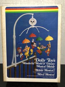 Disney ディズニー　激レア　海外版メリー　新生児用品　状態良好　ヴィンテージ　ミッキー　七人の小人　ピノキオ