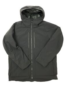 UNIQLO ユニクロ Hybrid down outerwear Lサイズ 丈長め khaki カーキ グリーン フード付き ロング 大きめ