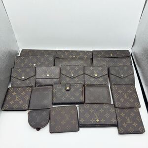 ■1円■LOUIS VUITTON ルイヴィトン まとめ売り モノグラム 長財布 二つ折り キーケース 三つ折りカード コインケース 小物 20点 セット