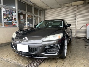 RX-8 タイプE サンルーフキーレス社外ナビ皮シート