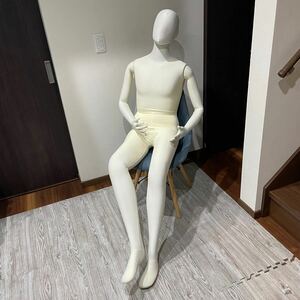 ReBody PU 全身 トルソー 男性 全身可動 フレキシブル 布地 クッション マネキン 178cm