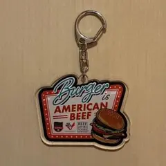 アクリルキーホルダー ハンバーガー アメリカン