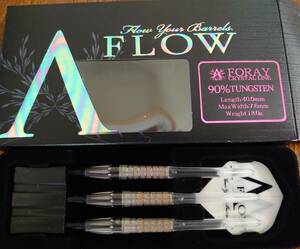 ★☆ダーツバレル DYNASTY A-FLOW CRYSTAL LINE FORAY(フォーレイ) 2BA、AQUA SPEAR(アクアスピアー) 2BA ２本セット★中古送料込