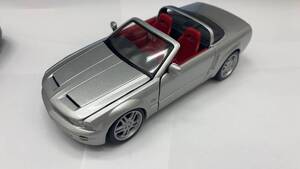 11789-19 Maisto マイスト Mustang GT Concept 1/24 シルバー ミニカー