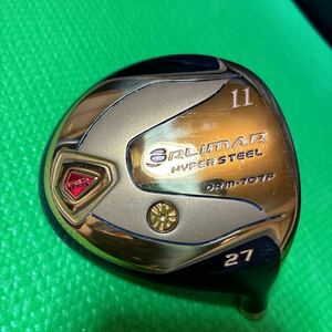 ORLIMAR HYPER STEEL ORM-707F オリマードライバーヘッド　ゴールドヘッド　11W27° ゴルフ　右利きドライバー　TOUR MODEL