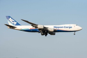 飛行機 デジタル画像 ボーイング747 日本貨物航空 8