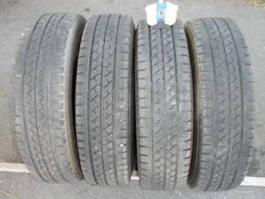 195/80R15　107/105VLT　BLIZZAK　VLI　残溝9ｍｍ　製造年2616年製　＊4本セット　送料着払いでお願い致します。