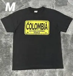 US古着　COLOMBIA プリント　アメリカ Tシャツ　サイズM