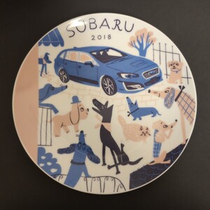 SUBARU スバル イヤープレート 飾皿 2018