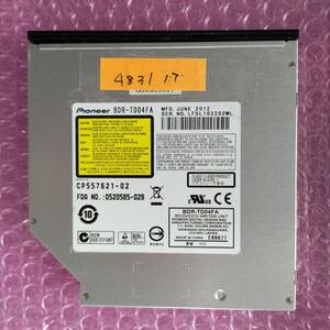 パイオニア製　内蔵Blu‐rayマルチドライブ　BDR-TD04FA 12.5mm厚　(SATA接続)【動作確認済み】NO:483117