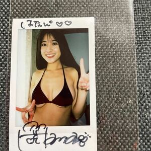 岡本杷奈 「恋のレジ打ち」　　購入特典直筆サイン入りチェキ