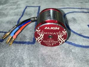 アライン(ALIGN)　T-REX470L 純正モーター RCM-BL470MX ６セル ブラシレスモーター 1800kv 中古品　