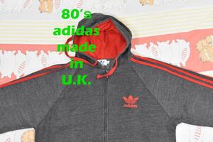 アディダス 80s パーカ 英国製 13839c adidas オリジナル 90