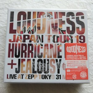 LOUDNESS / LOUDNESS JAPAN TOUR 19 HURRICANE EYES + JEALOUSY Live at Zepp Tokyo 31 May, 2019 ［2CD+DVD］＜完全生産限定盤＞