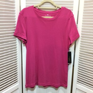 【値下げ】未使用☆TALBOTS タルボット レディース Tシャツ PS ピンク系【クリックポスト可】