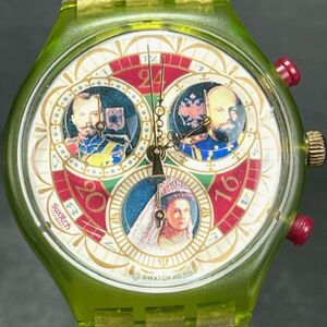 SWATCH スウォッチ Chrono クロノ SCG107 RUSSIAN TREASURY ロシアトレジャー 腕時計 クオーツ アナログ クロノグラフ 新品電池交換済み