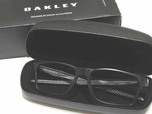 美品 OAKLEY オークリー メガネ フレーム ☆ OX8174F メンズ サングラス ブラック セルフレーム HEX JECTOR 眼鏡 ▼ 6F