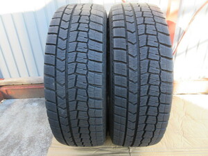 b冬1565 ダンロップ WINTER MAXXWM02 205/60R16 92Q 2022年 スタッドレス中古 2本 ♪ DUNLOP ウィンターマックス ゼロツー