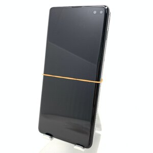 【ジャンク】SAMSUNG/GALAXY S10 SCV42/128GB/プリズムブラック84749