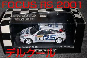 1/43 フォード フォーカス RS WRC デルクール 17号車 モンテカルロ ラリー 2001 FORD FOCUS