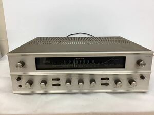 ◯営KU016-後T100【埼玉発】ジャンク品 TRIO トリオ 真空管アンプ WX-330 FM-AM STEREO MULTIPLEX RECEIVER ※通電動作未確認品