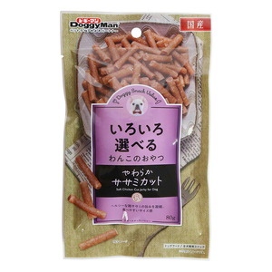 ドギーマン ドギースナックバリュー やわらかササミカット 80g 犬用おやつ