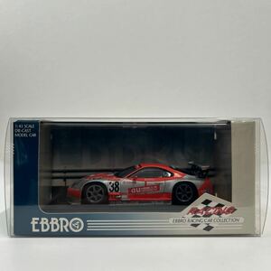 EBBRO 1/43 au CERUMO TOYOTA Supra JGTC 2001 #38 エブロ セルモ スープラ トヨタ JZA80 A80 ミニカー 