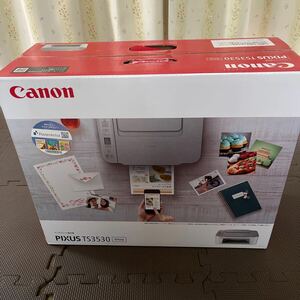 Canon インクジェットプリンター 複合機 PIXUS TS3530 WHホワイト　インク無