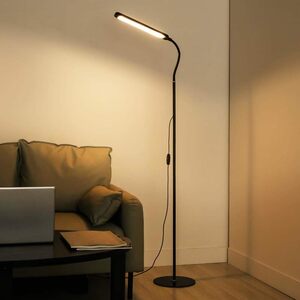 LED フロアライト USB電源コード 間接照明 スタンド ランプ 9段調光＆3段調色 電球昼白昼光 省エネ 高輝度 オフィス リビング ベッドルーム